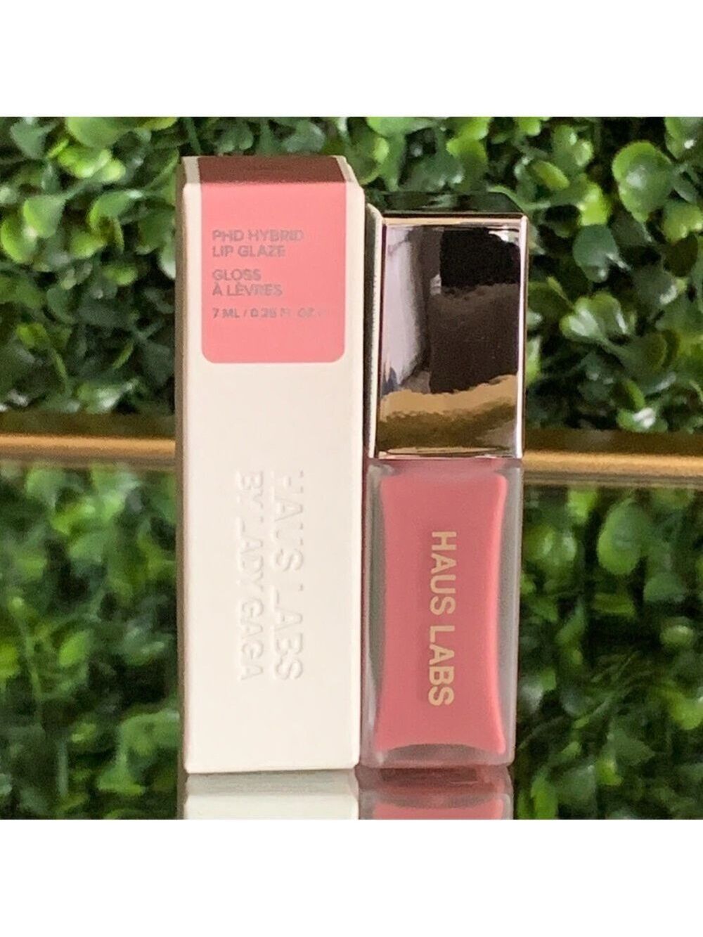 Haus Labs GUAVA Phd Hybrid Lip Glaze Plumping Gloss | NEW | Soft Warm Pink